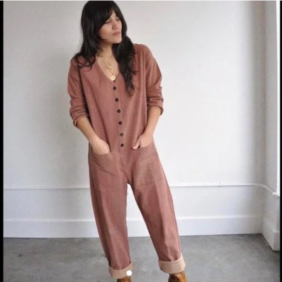 Happy French Gang Pants - Happy French Gang Desert Rose Jumpsuit S/M